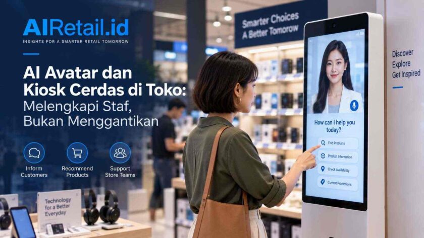 AI Avatar dan Kiosk Cerdas di Toko Melengkapi Staf, Bukan Menggantikan