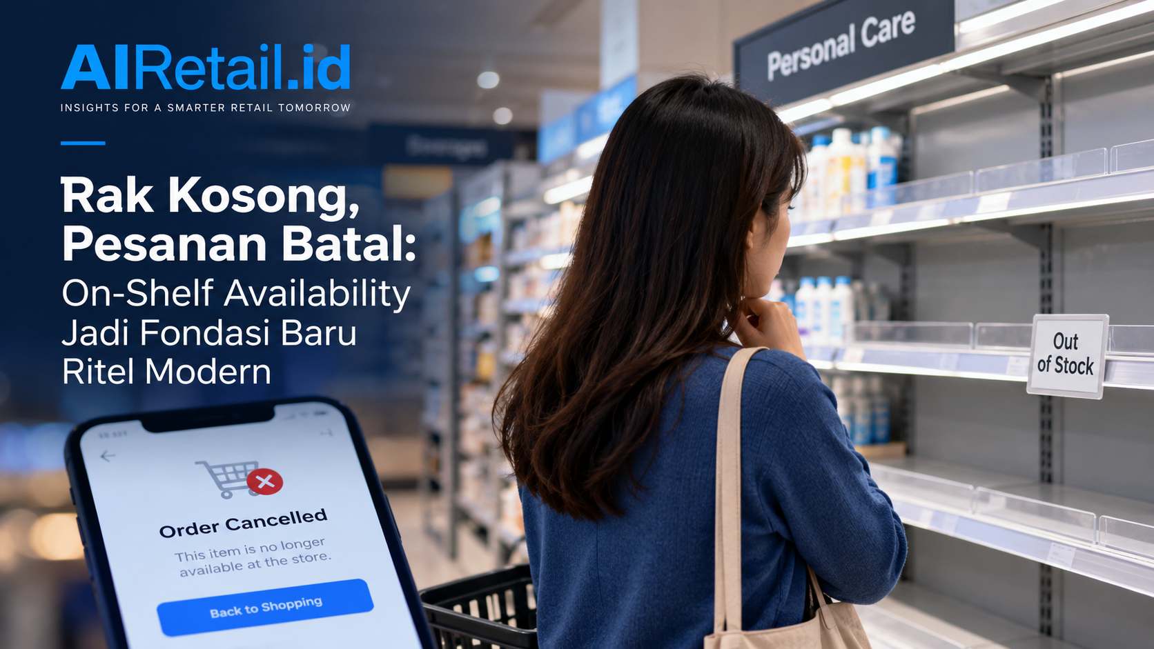 Rak Kosong Pesanan Batal On-Shelf Availability Jadi Fondasi Baru Ritel Modern